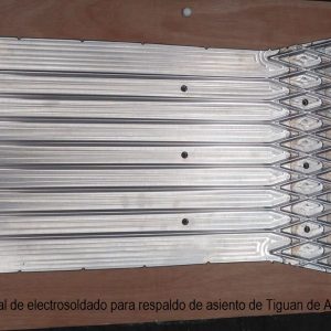 Herramental de electrosoldado para respaldo de asiento de Tiguan de Aunde Textrim